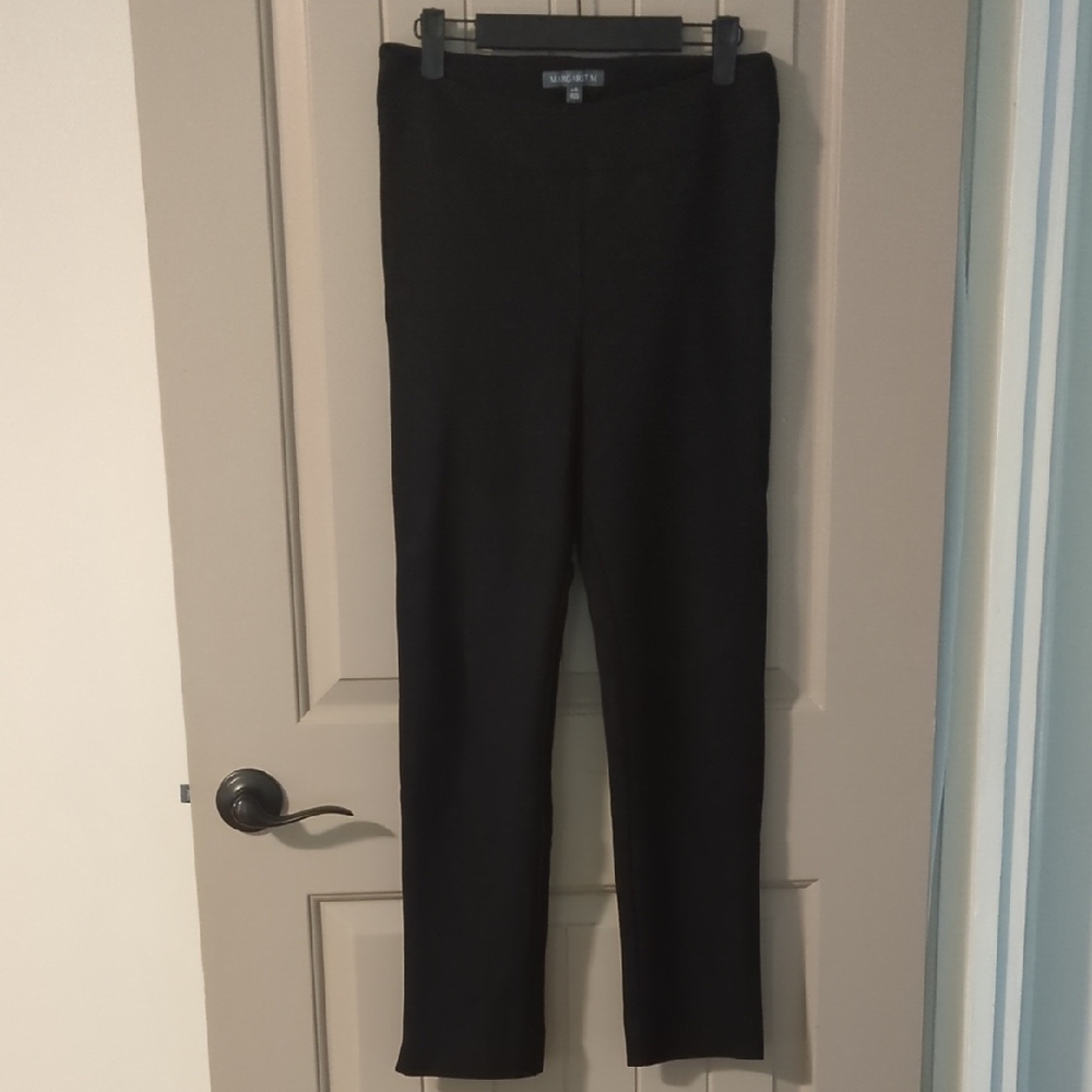 Margaret M Black Straight Leg "Work Trouser Legging" Pant